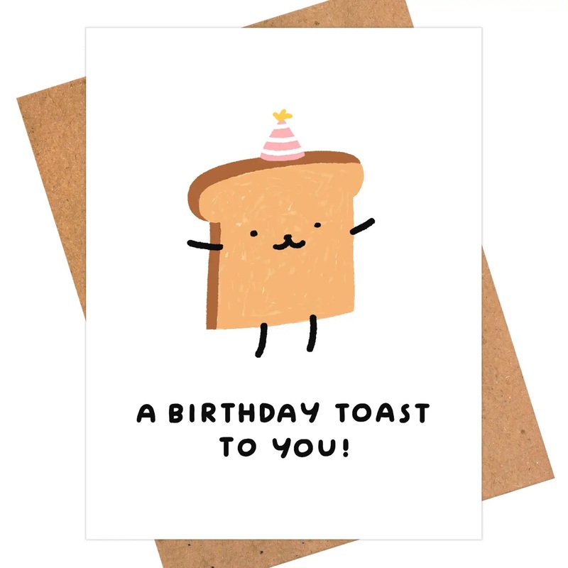 Toast to You Birthday Card