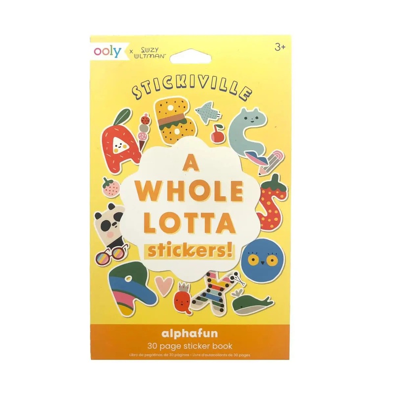Alphafun Alphabet Sticker Book