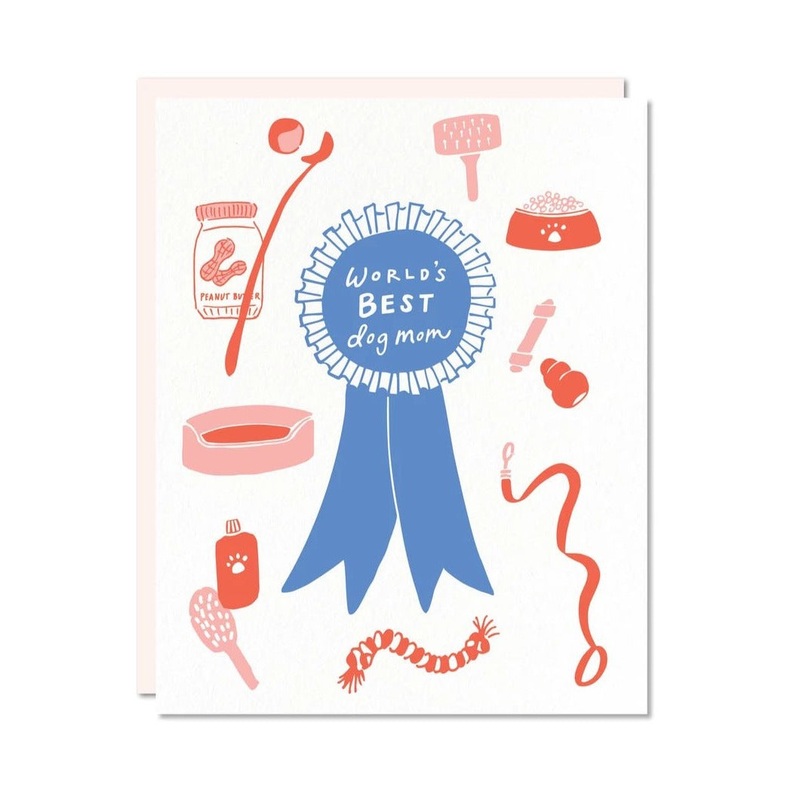 Best Dog Mom Card
