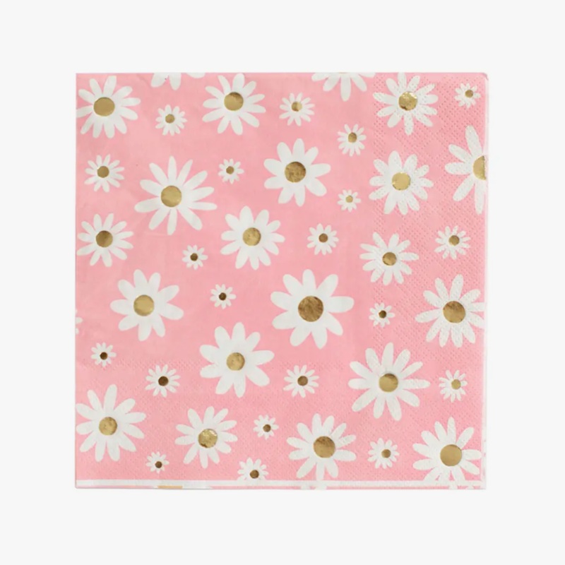 Peace & Love Daisy Napkins