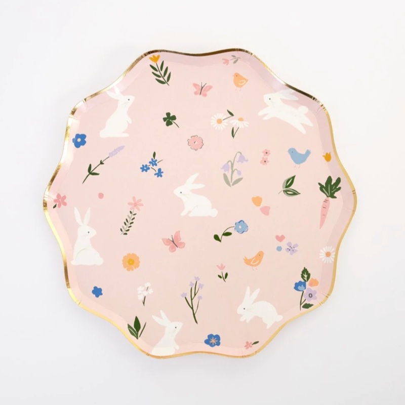 Spring Bunny Easter Dinner Plates