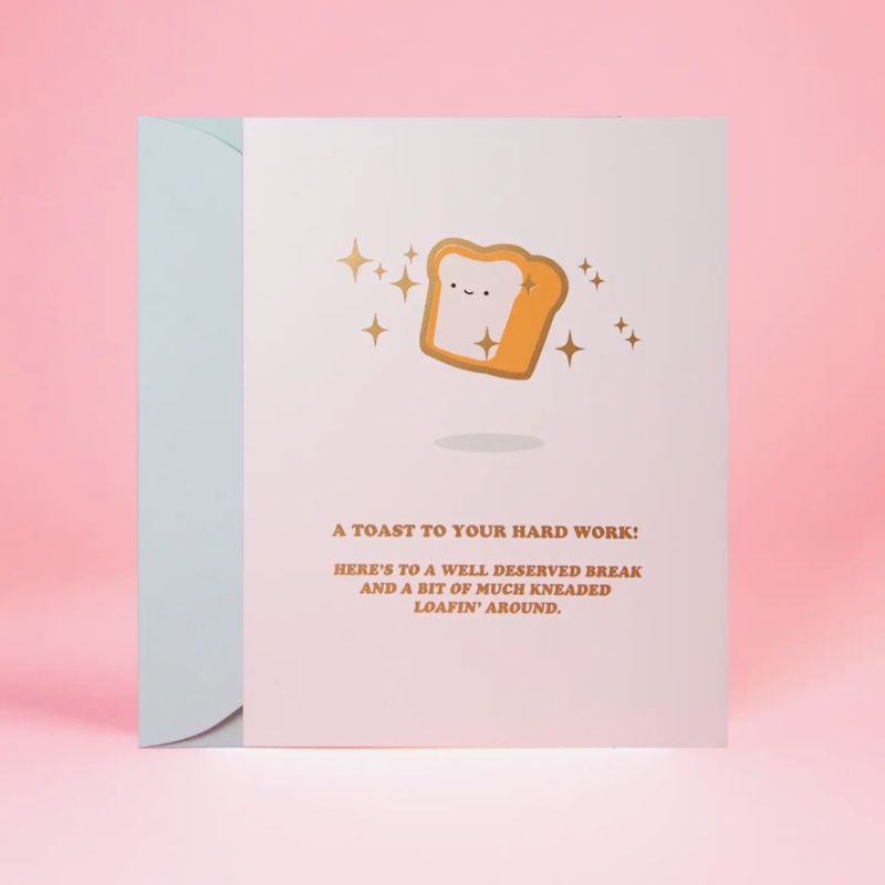 Toast to Hard Work Card