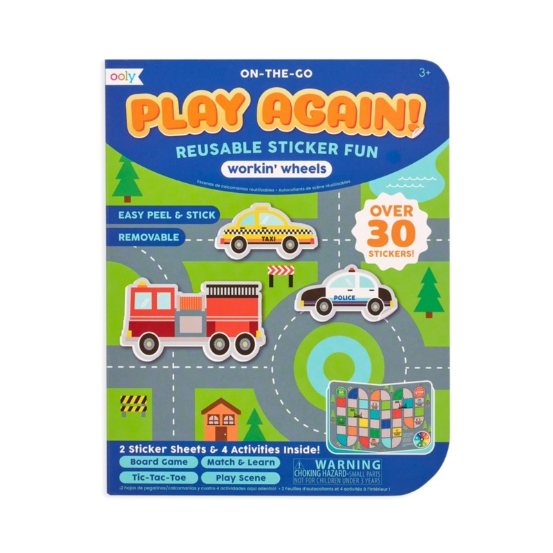 Working Wheels Reusable Sticker Book