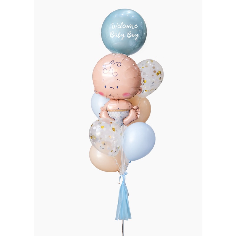 Baby Blue Balloongram