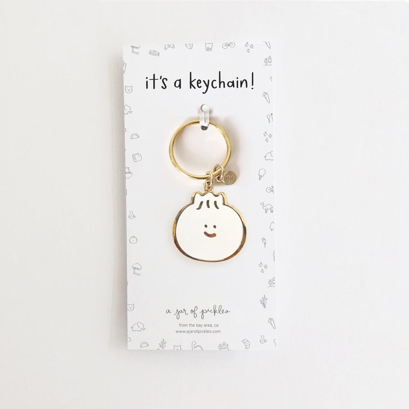 Bao Dumpling Keychain
