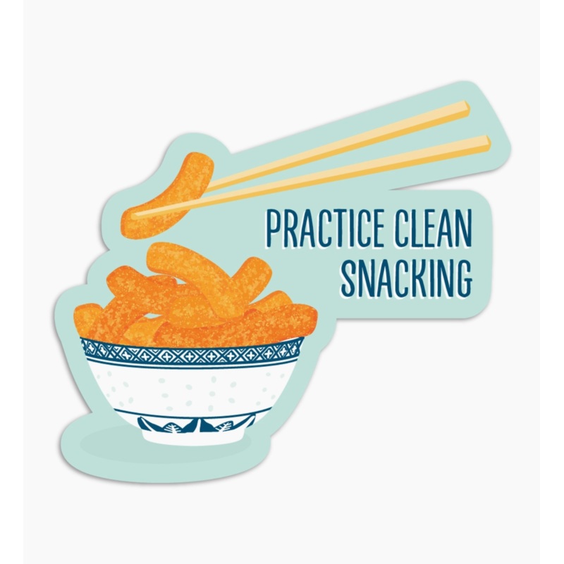 Cheetos and Chopsticks Vinyl Sticker