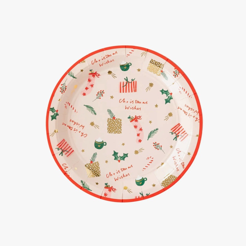 Christmas Wishes Plates