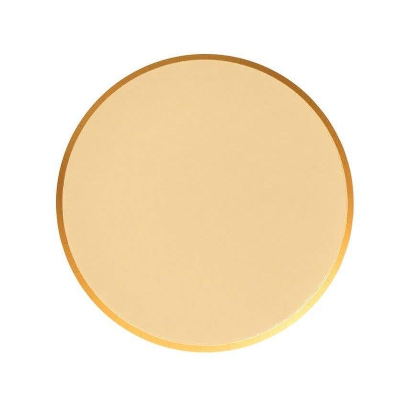 Gold Round Plates