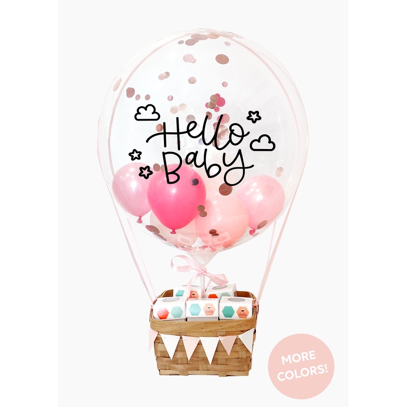 Hello Baby Hot Air Balloon | Oh Shiny! x Dots