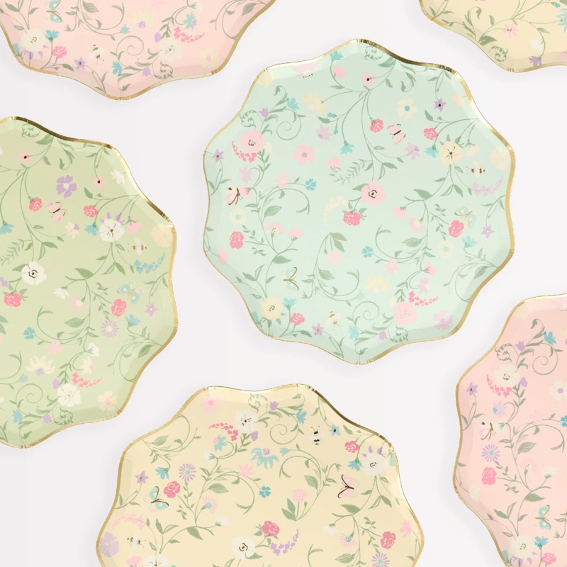 Laduree Paris Floral Side Plates