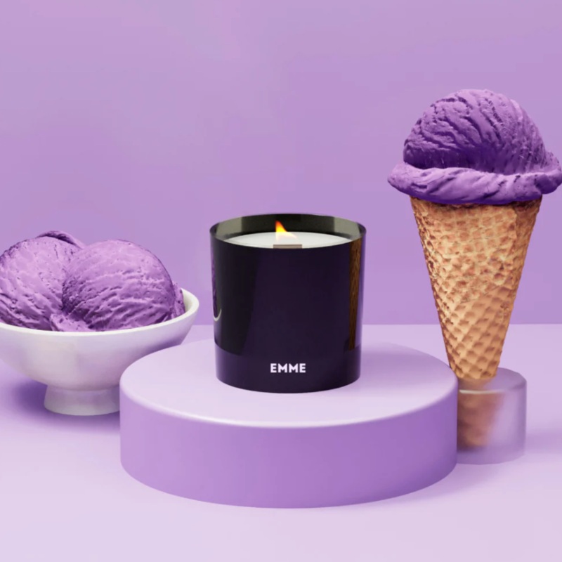Ube Wood Wick Candle