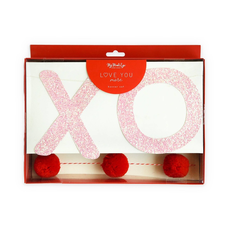 XOXO Valentine Banner Set