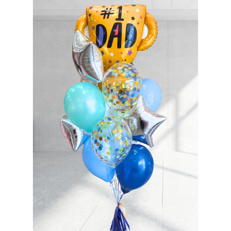 #1 Dad Father's Day Balloongram