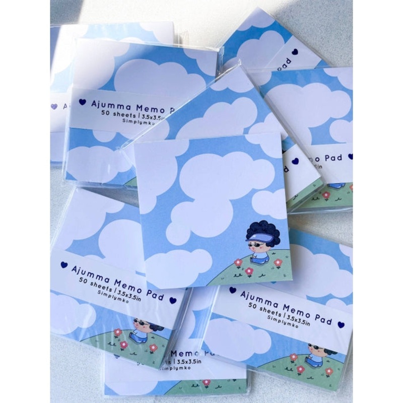 Ajumma Sky Memo Pad