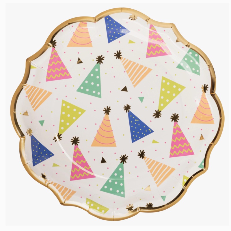 Birthday Hat Dinner Plate