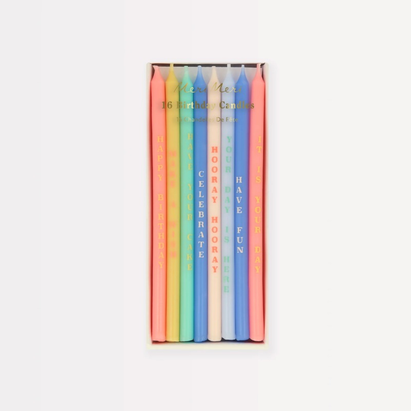 Birthday Phrases Candles