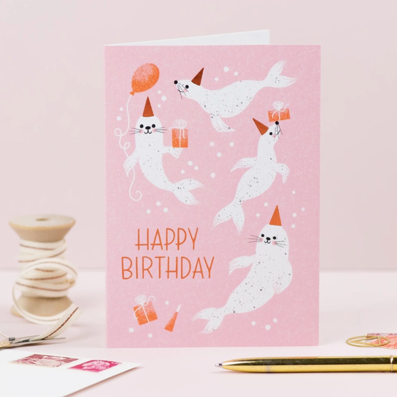 Birthday Seals Card