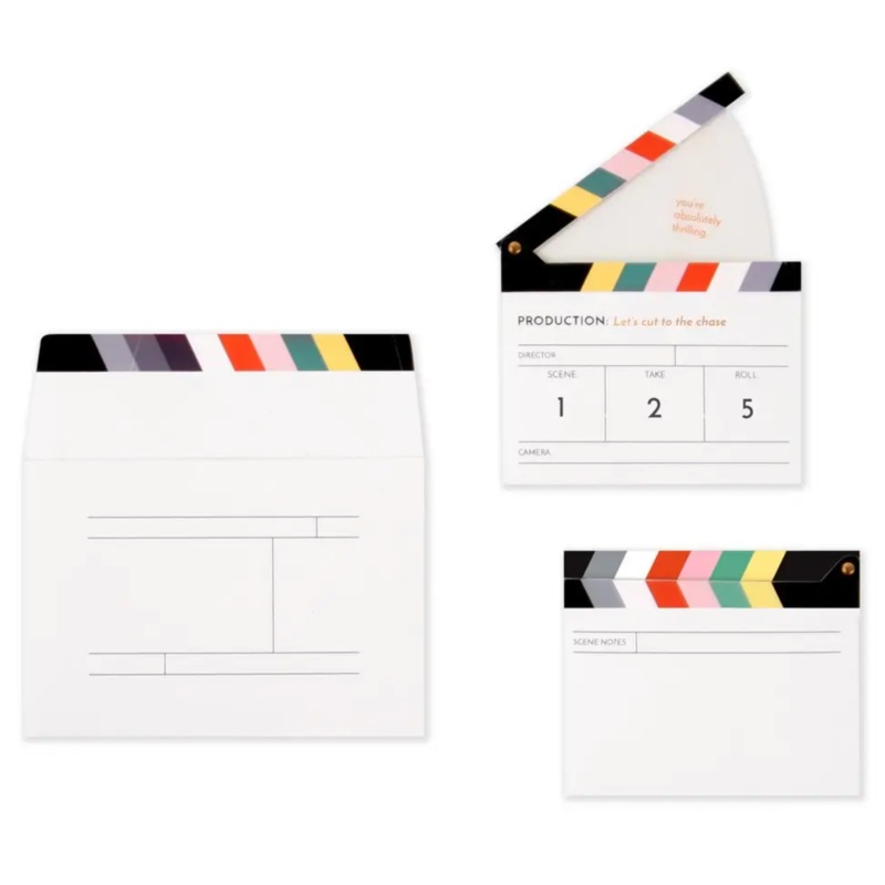 You're Absolutely Thrilling Clapperboard Card