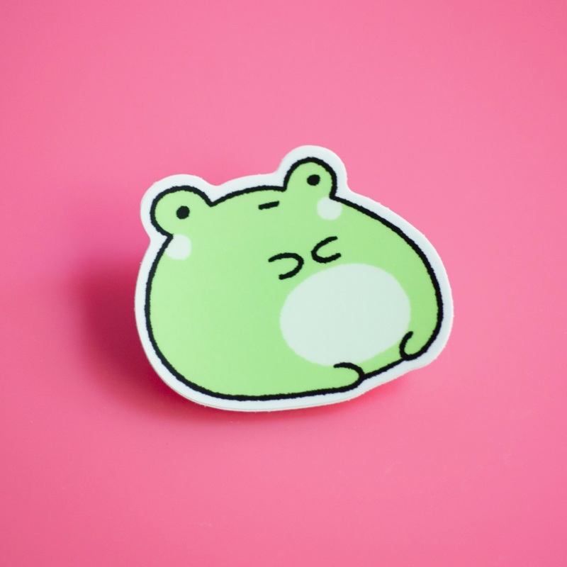 Blob Frog Sticker