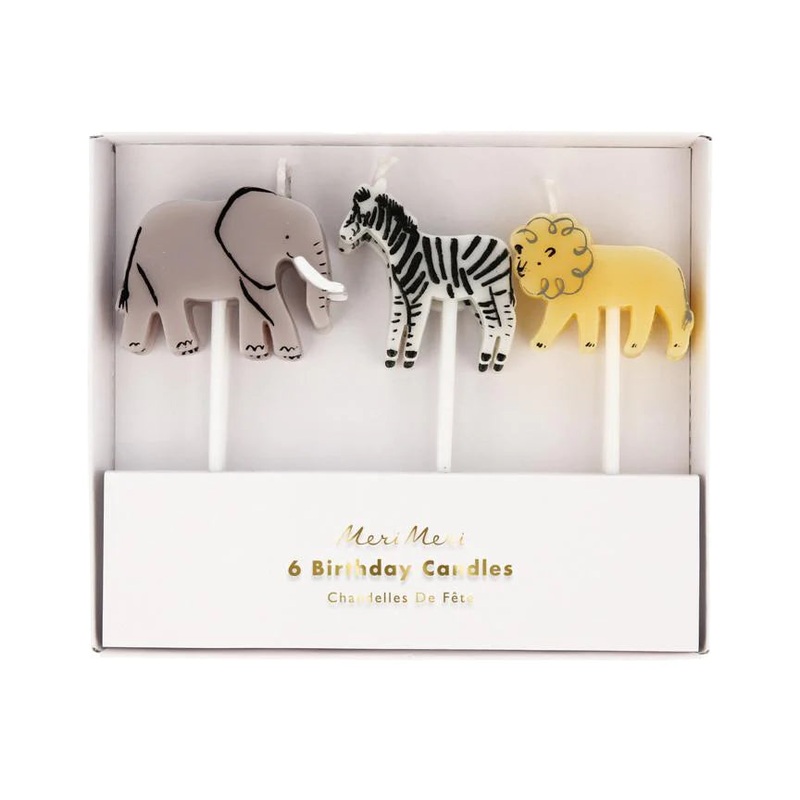 Safari Animal Candles
