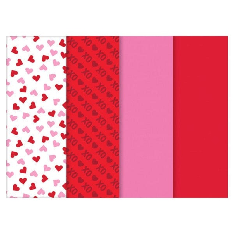 Valentine's Day Printed Tissue Paper Multi-Pack 30ct
