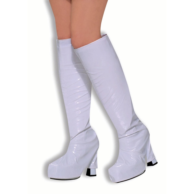 60'S Go-Go Boot Tops White