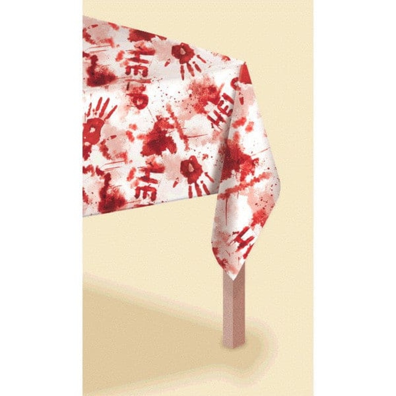 Bloody 54 x 102in Plastic Table Cover