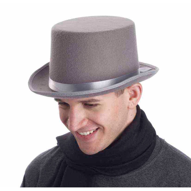 Super Deluxe Grey Top Hat