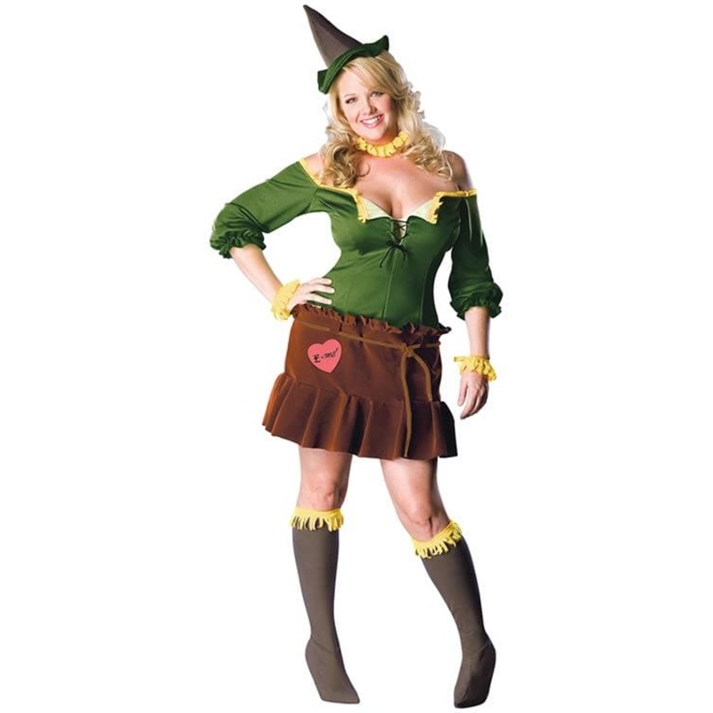 Scarecrow Ladies Full Figure Costume