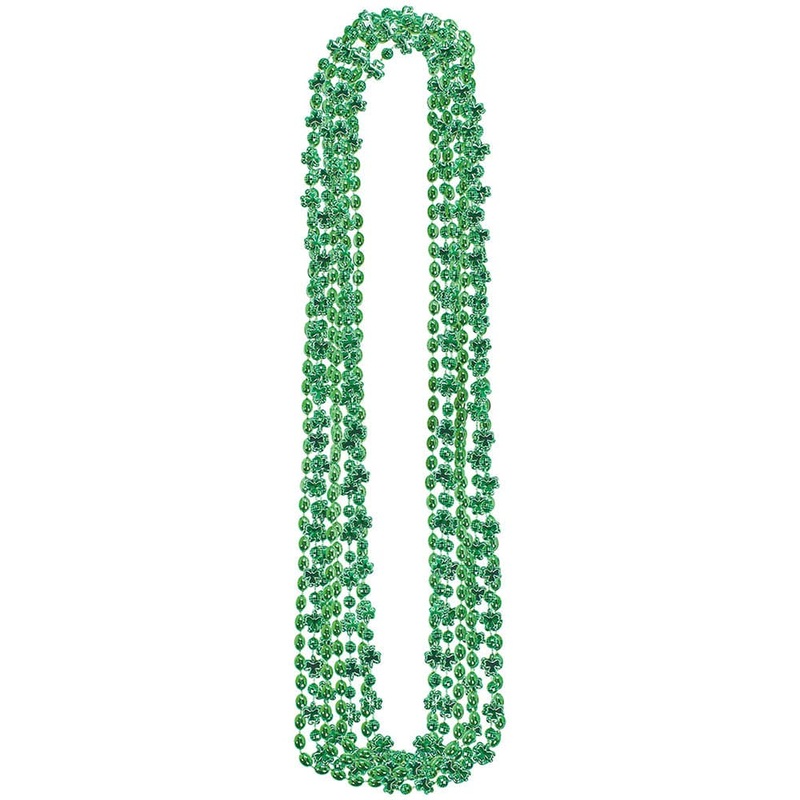Shamrocks Multipack Bead Necklaces 8 Ct