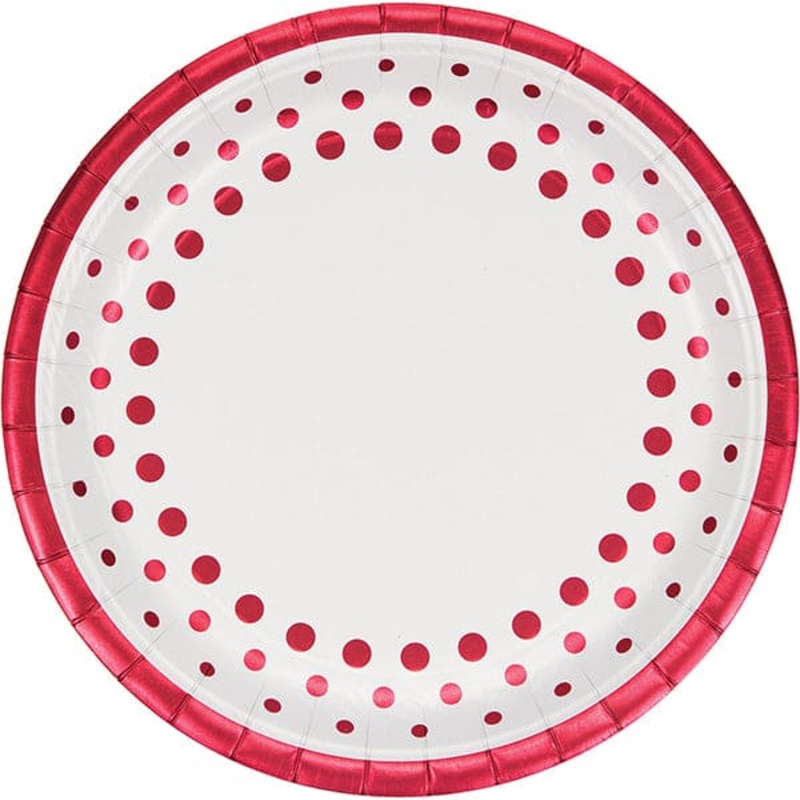 Sparkle and Shine Ruby 10.25in Round Banquet Plates