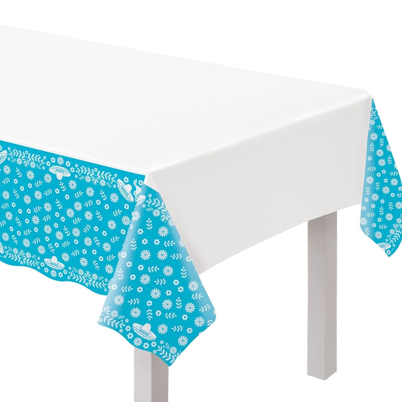 Viva la Party 54in x 102in Plastic Tablecover