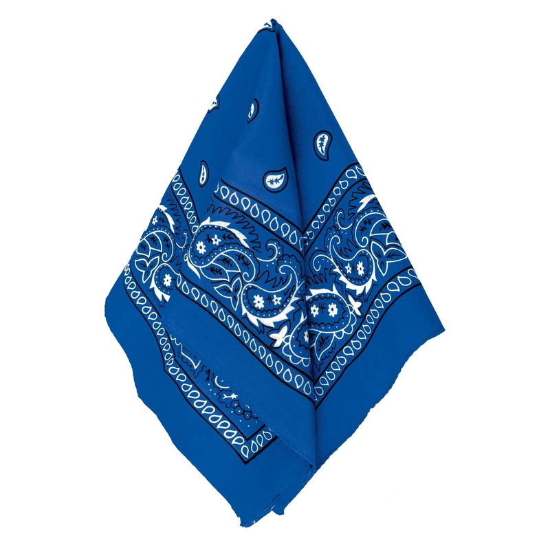 Blue 20in x 20in Bandana 1ct