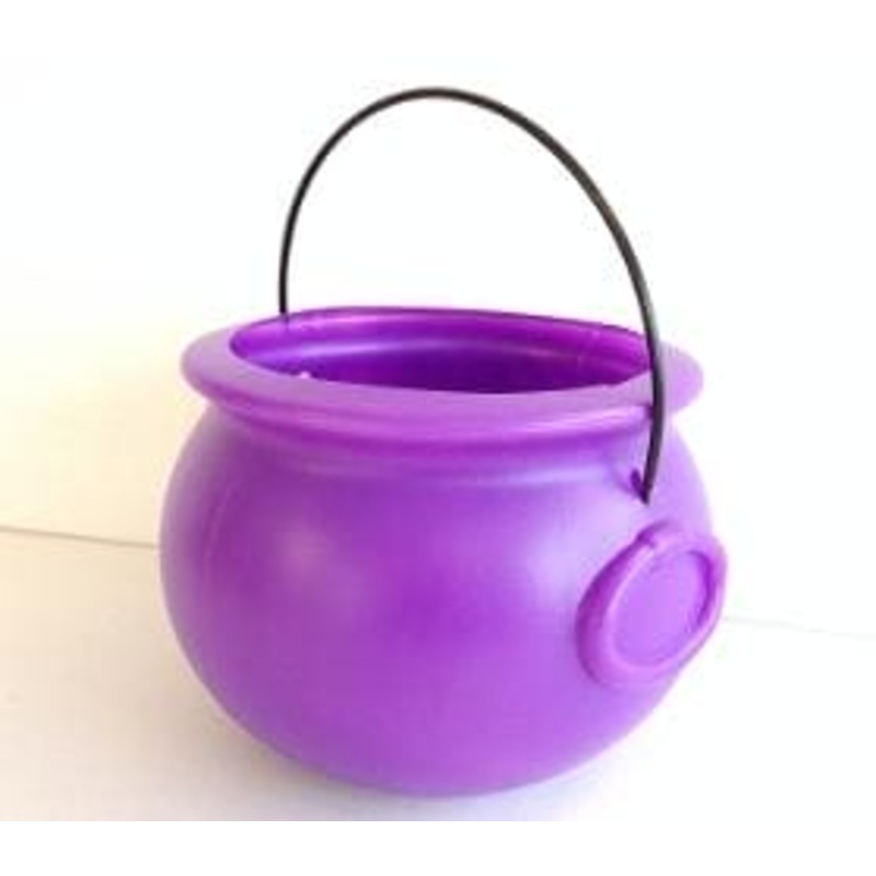 Cauldron 8" Purple w/Handle