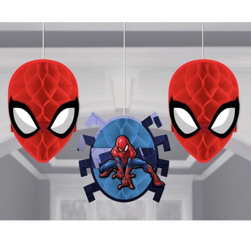 Spiderman Webbed Wonder Honeycomb Decorations