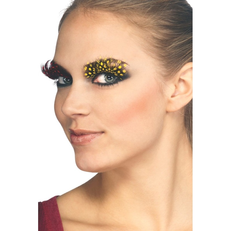 Yellow Dotted Eyelashes