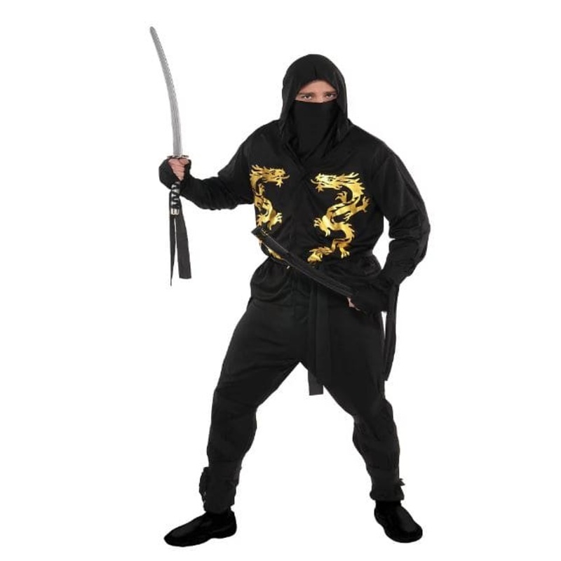 Black Dragon NInja Adult Costume