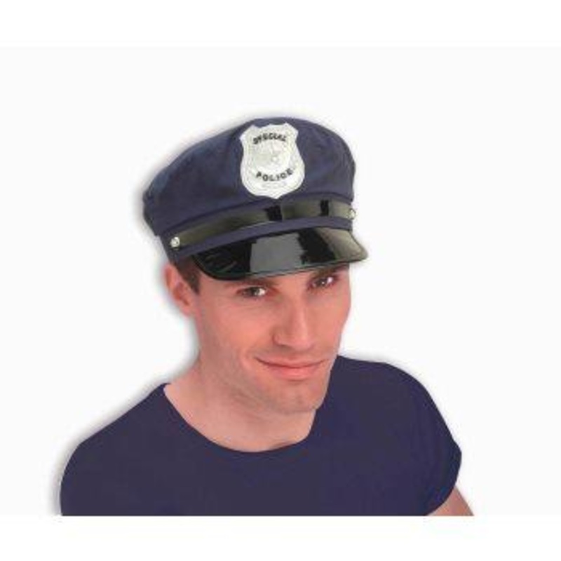Blue Policeman Hat