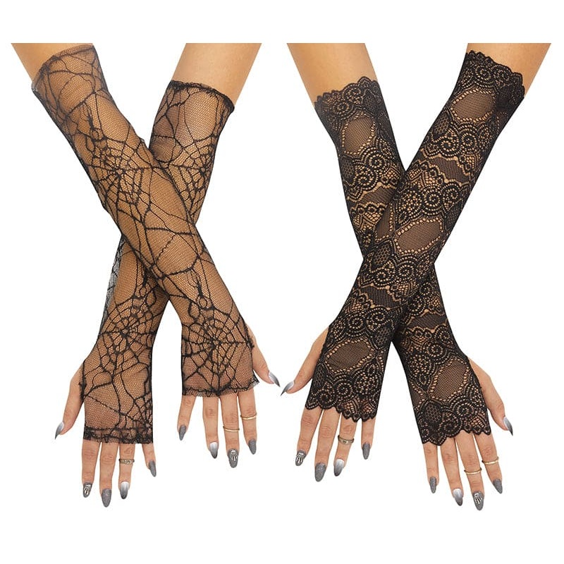 Lace Fingerless Gloves