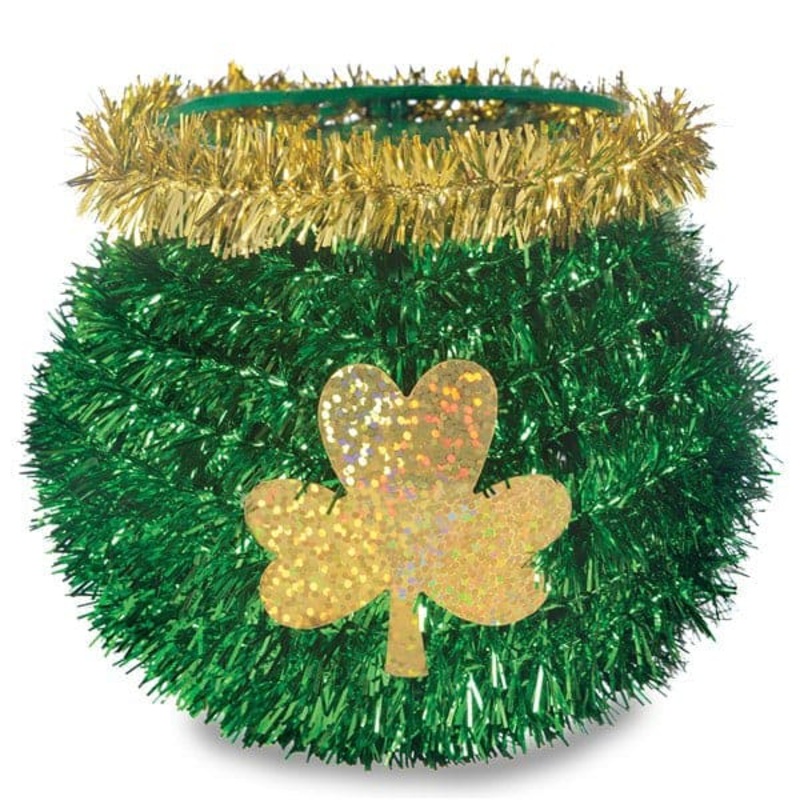 3D Mini Green & Gold St. Patrick's Day Cauldron