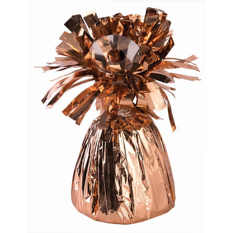 Balloon Weight Holographic Rose Gold 6oz