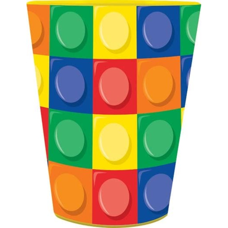 Block Party Plastic Favor Cup 16oz