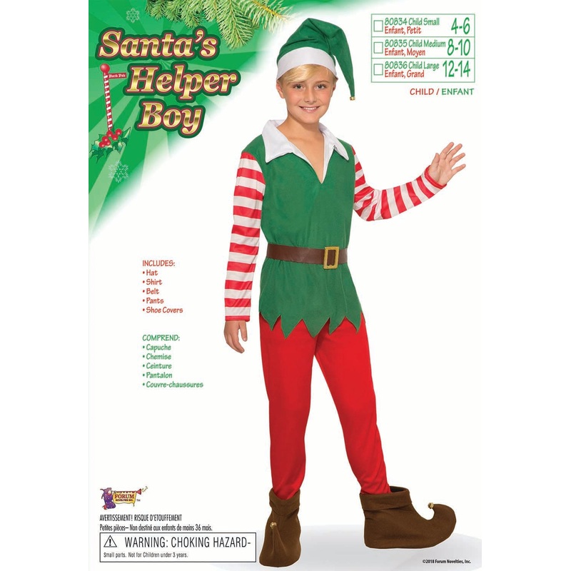 Santa's Helper Elf Costume