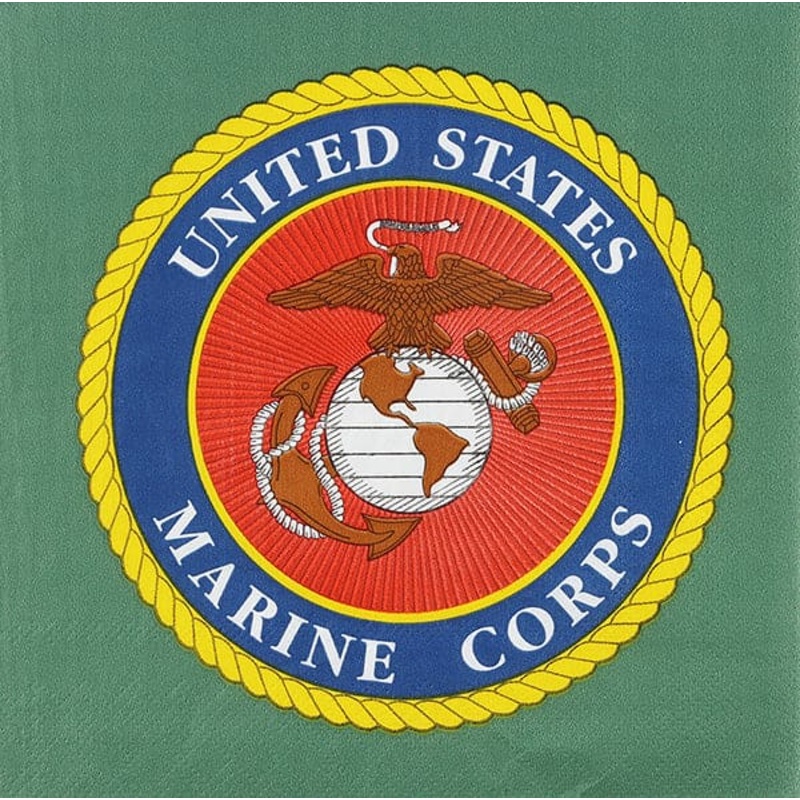 United States Marines Luncheon Napkins 16ct
