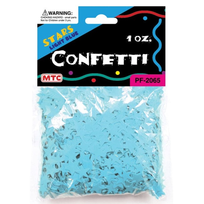 Star Confetti 1oz Light Pink