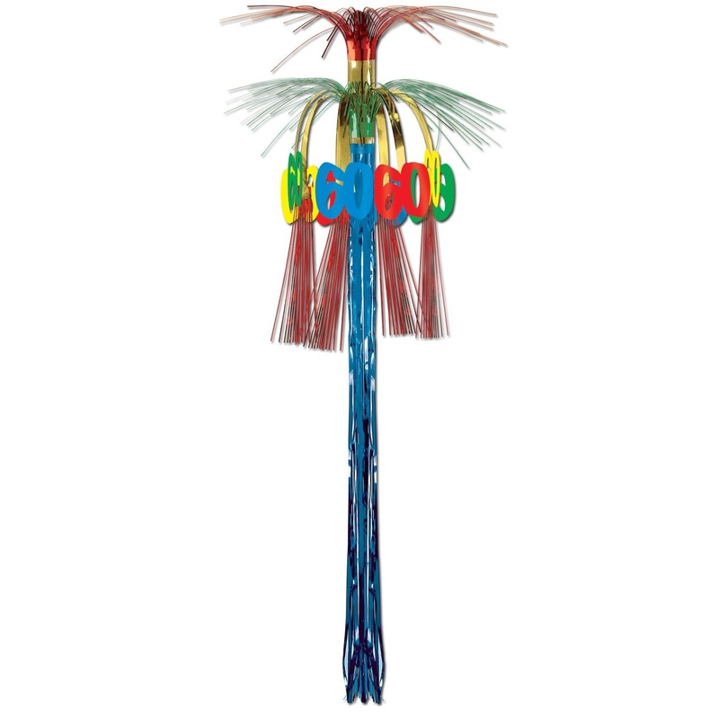 12 Pack Beistle 60th Birthday Party Cascade Hanging Column