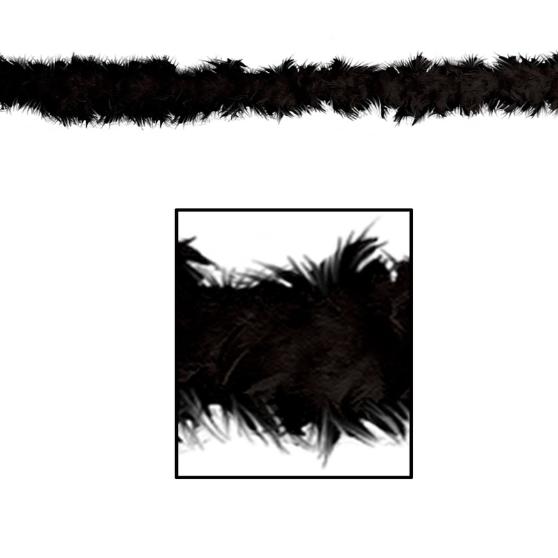 6 Pack Beistle Fancy Boa - black