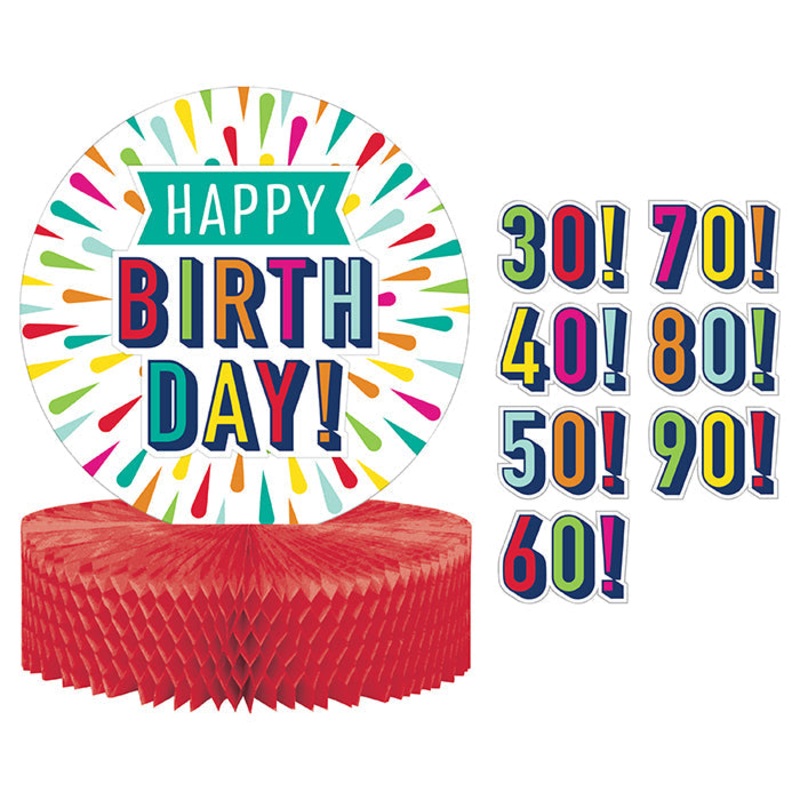 6 pc Bulk Birthday Burst Centerpieces