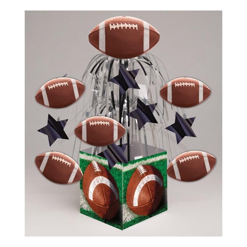 Tailgate Rush Football Foil Cascade Centerpiece