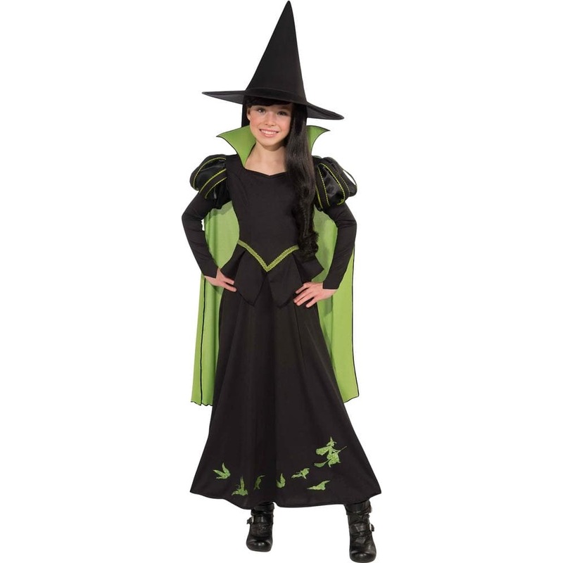 Wicked Witch of The West "Wizard of Oz" Girls Costume